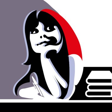Uluslararası (dünya) bilgi günü ile grafiksel illüstrasyon. Davetiye, ilan, çıkartma, poster, afiş, kart, etiket, kapak, web için uygun. Vektör illüstrasyonu.