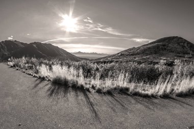  Alaska doğa, dağların sonbahar