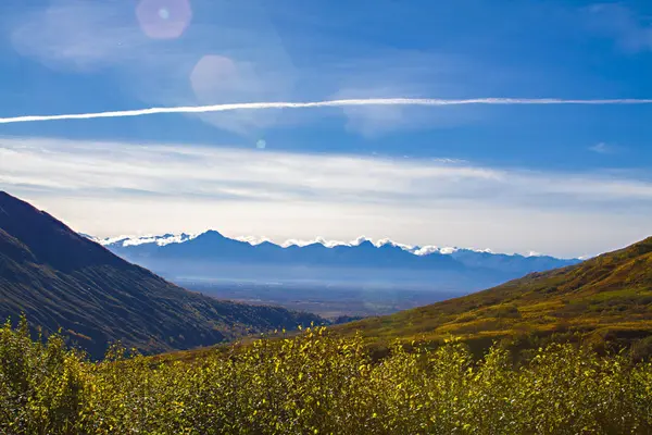 Naturaleza Alaska Otoño Las Montañas — Foto de Stock