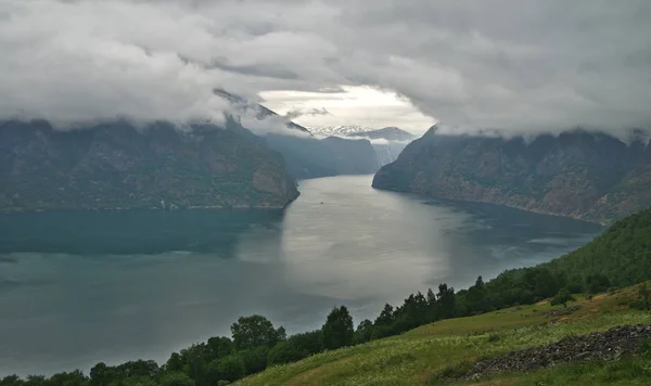 Paysage Vert Pittoresque Norvège Pendant Heure Été — Photo