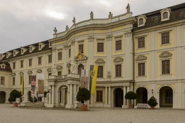 Ludwigsburg Alemanha Novembro Tempo Nublado Entrada Histórica Pátio Castelo Barroco — Fotografia de Stock