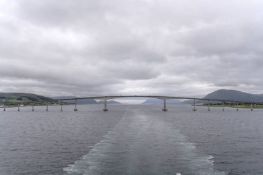 Sortland, Norveç 'te büyük bir köprü