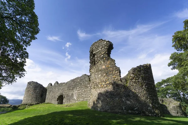 Zamek w Inverlochy, Fort William na wyżynach Szkocji — Zdjęcie stockowe