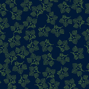 Sorunsuz vektör desen linden ile