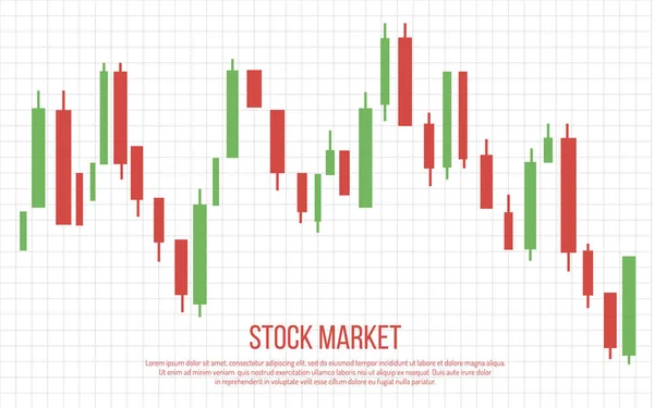 Stock market üzleti háttér — Stock Vector