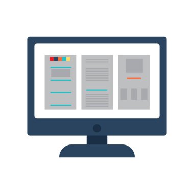 Masaüstü bilgisayar ekranı ile doccuments