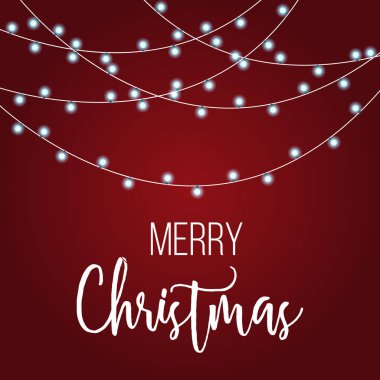 Noel ve yeni yıl ışık garland