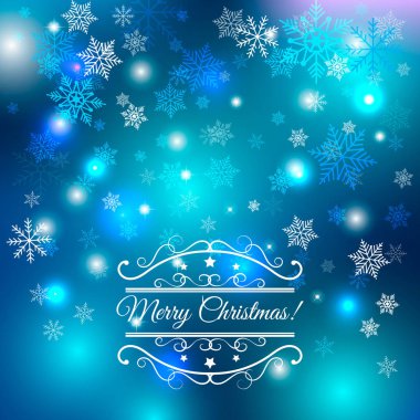 soyut kış mavi arka plan