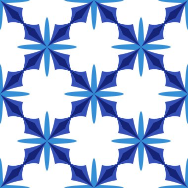 Portekiz tarzı azulejo Vintage seamless modeli