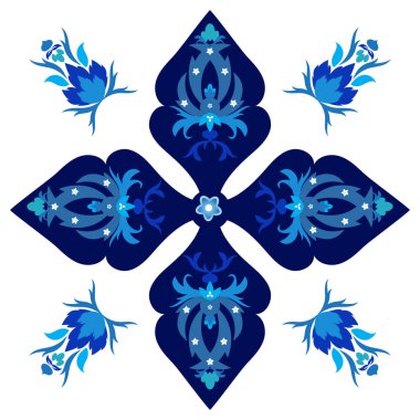 Azulejos Portekiz geleneksel süs taşı