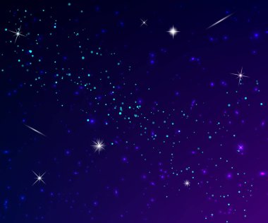 Yıldızlı soyut evren arkaplanı