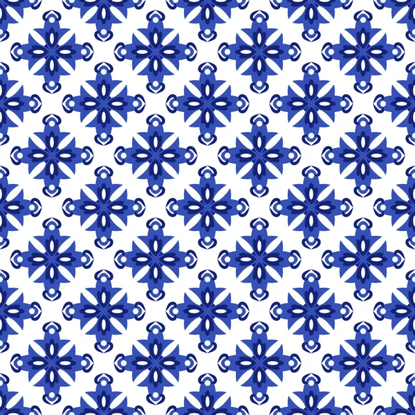 Azulejos carrelage ornemental traditionnel portugais — Image vectorielle