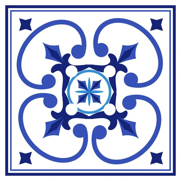 Azulejos portuguese традиційна декоративна плитка — стоковий вектор