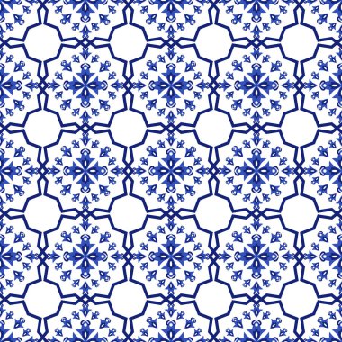 Azulejos portekizce geleneksel süs kiremit deseni
