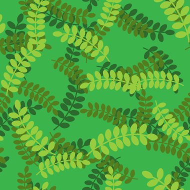 Palmiye yaprakları ile yaz tropikal tasarım