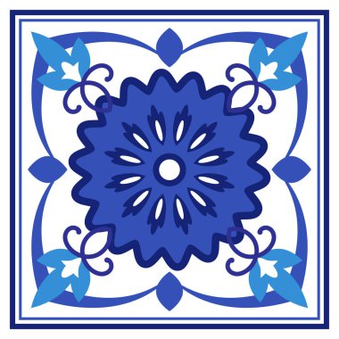 Azulejos Portekiz geleneksel süs taşı