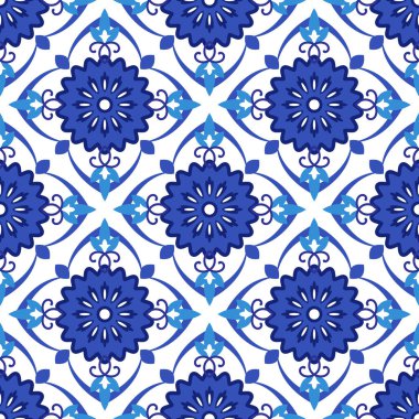 Azulejos Portekiz geleneksel süs taşı