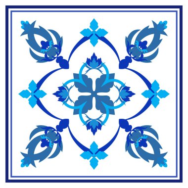 Azulejos Portekiz geleneksel süs taşı