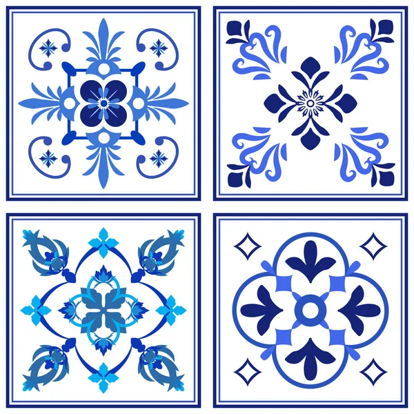 Португалерея Azulejos традиционная декоративная плитка — стоковый вектор