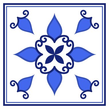 Azulejos Portekiz geleneksel süs taşı