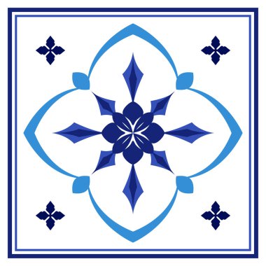 Azulejos Portekiz geleneksel süs taşı