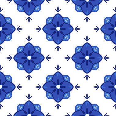 Azulejos Portekiz geleneksel süs taşı