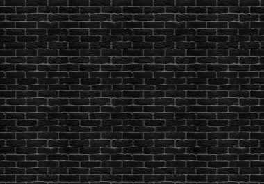 Siyah tuğla duvar arkaplanı