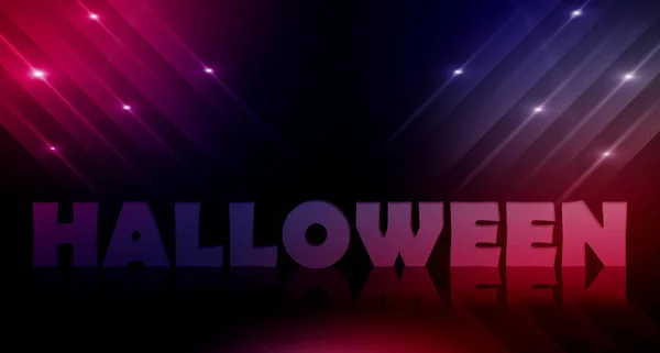 Dunkler Abstrakter Hintergrund Mit Halloween Neonlicht — Stockfoto