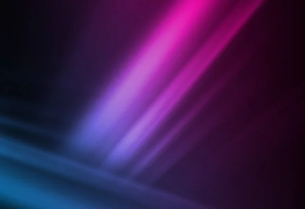 Donkere abstracte futuristische achtergrond. Neon lijnen en vormen. Neon gloed en stralen op een donkere achtergrond — Stockfoto