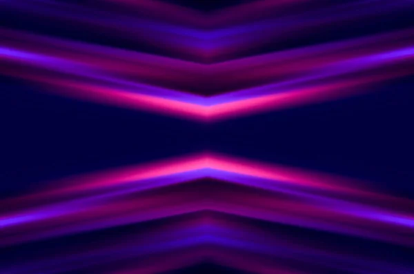 Темный Абстрактный Фон Неоновыми Ультрафиолетовыми Линиями Волнами Неоновый Эффект Лазерное — стоковое фото
