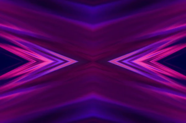 Темний Абстрактний Фон Неоновими Ультрафіолетовими Лініями Хвилями Ефект Легкого Неону — стокове фото