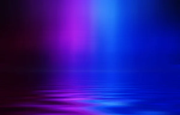 Light Neon Effect Energy Waves Dark Abstract Background Laser Colorful — Stock Photo, Image