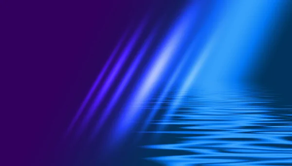 Неоновый Эффект Энергетические Волны Темном Абстрактном Фоне Лазерное Красочное Неоновое — стоковое фото