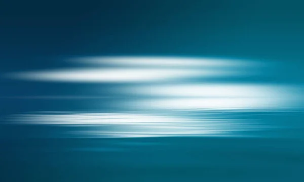 Abstraktní Temné Futuristické Pozadí Modré Neonové Paprsky Odrážejí Vody Pozadí — Stock fotografie