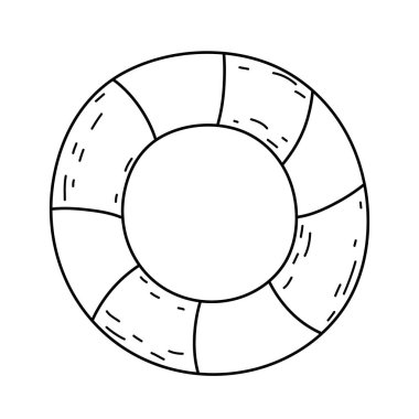float cankurtaran simge vektör illüstrasyon izole