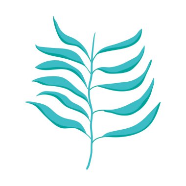 şube ile bitki vektör çizim tasarım yapraklar