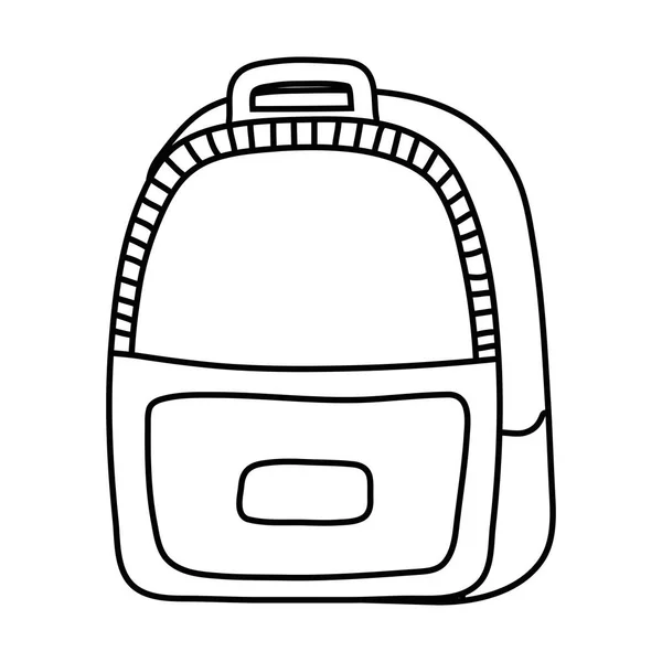 Viaje Bolsa Turismo Icono Vector Ilustración Diseño — Vector de stock