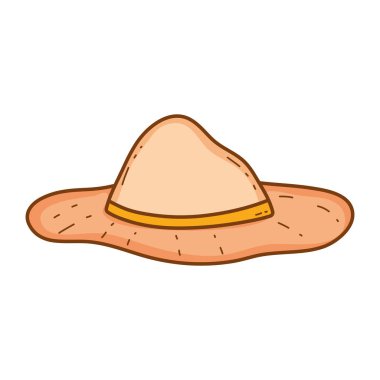 Moda yaz şapka vektör çizim grafik tasarım