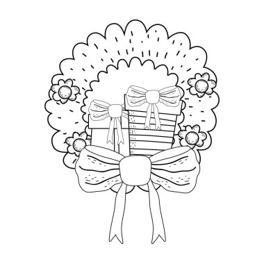 hediye kutuları simgeler vektör çizim tasarım sunar