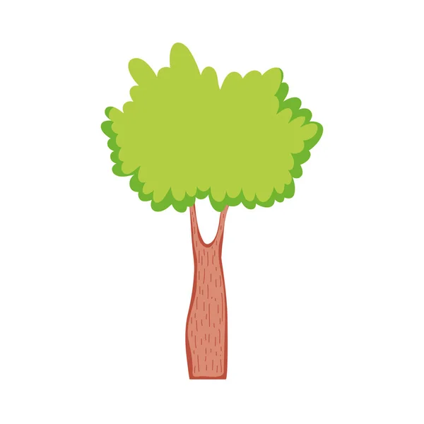 Рослина Дерево Ізольована Іконка Векторний Дизайн Ілюстрації — стоковий вектор