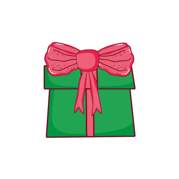 Geschenk Box Geschenk Symbol Vektor Illustration Design — Stockvektor