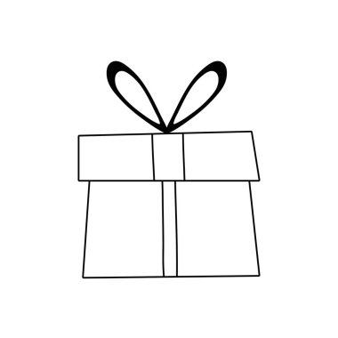 hediye kutusu mevcut simge vektör çizim tasarım
