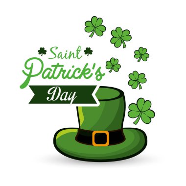 Patricks Günü simge görüntüsünü, vektör çizim tasarım