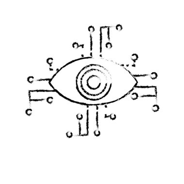 şekil görsel teknoloji siber uzay yapısı vektör illüstrasyon bağlanmak