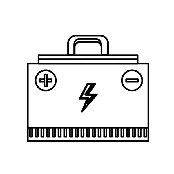 ベクトル図でメーター電気線エネルギー ロガー — ストックベクタ