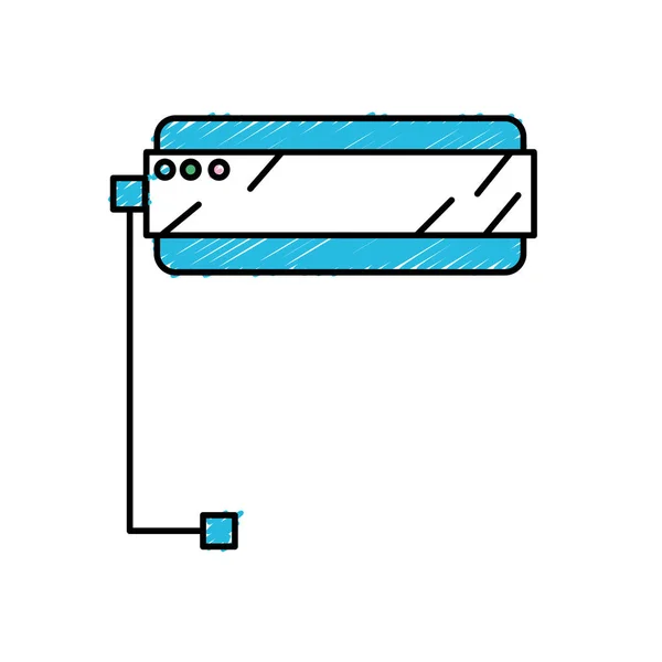 Brillentechnologie Zur Dimension Erfahrung Vektor Illustration — Stockvektor