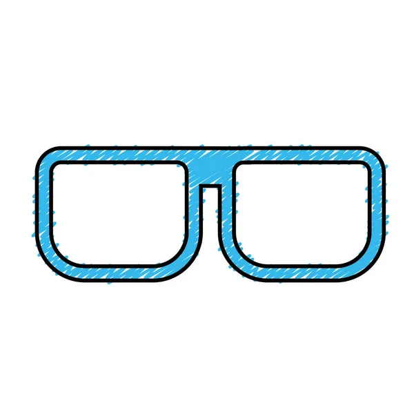 素敵なメガネ アクセサリーを見ることができる ベクトル イラスト — ストックベクタ