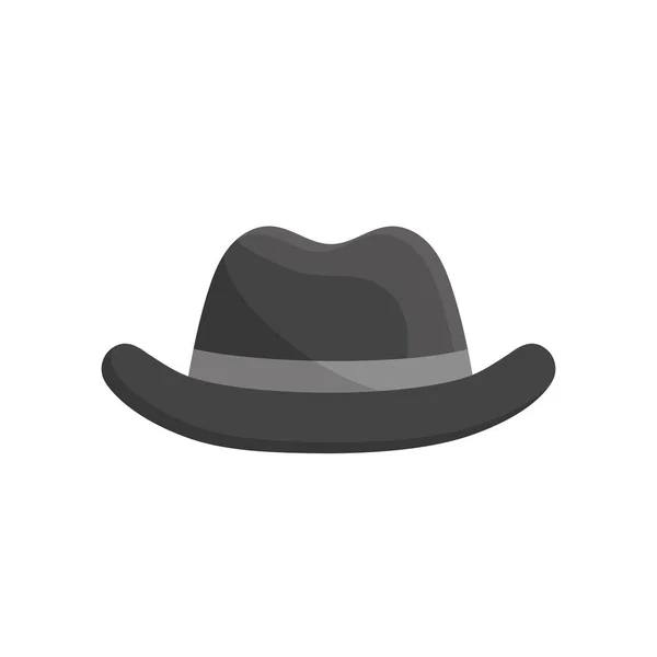 Chapeau Élégant Utiliser Dans Illustration Vectorielle Tête — Image vectorielle