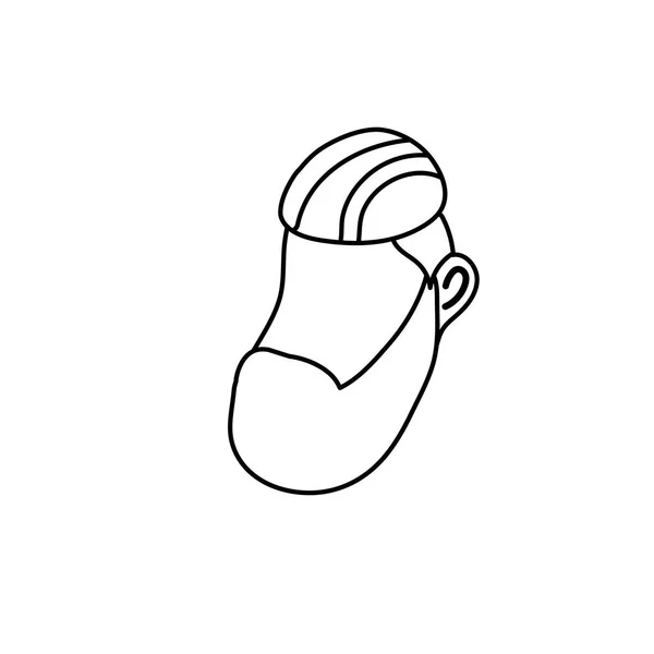 Лінія Аватар Обличчя Дизайном Зачіски Векторні Ілюстрації — стоковий вектор