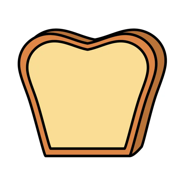 Вкусный Свежий Хлеб Пекарни Векторная Иллюстрация — стоковый вектор